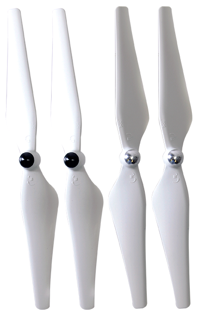 Ultimaxx White Propellers for DJI Phantom 3 (2 Pairs)